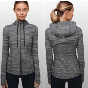Lululemon Hooded Define Jacket *Nulu
Heathered Black / White / Black size eight